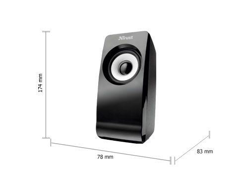 Altavoces Trust Remo 2.0 8W 3.5mm Negros (17595)