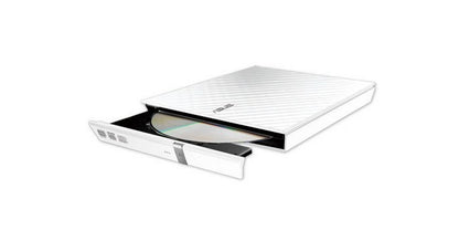 ASUS Regrabadora dvd externa sdrw-08d2s-u slim USB 2.0 blanca (90-DQ0436-UA221)