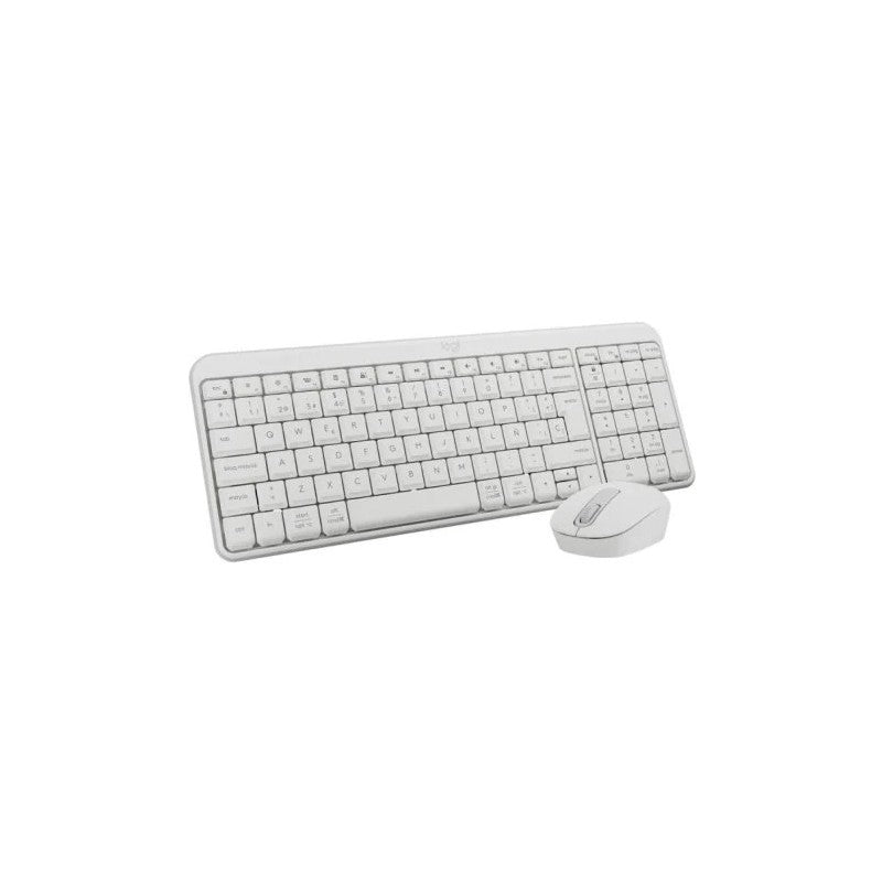 TECLADO + RATON LOGITECH MK250 WIRELESS WHITE