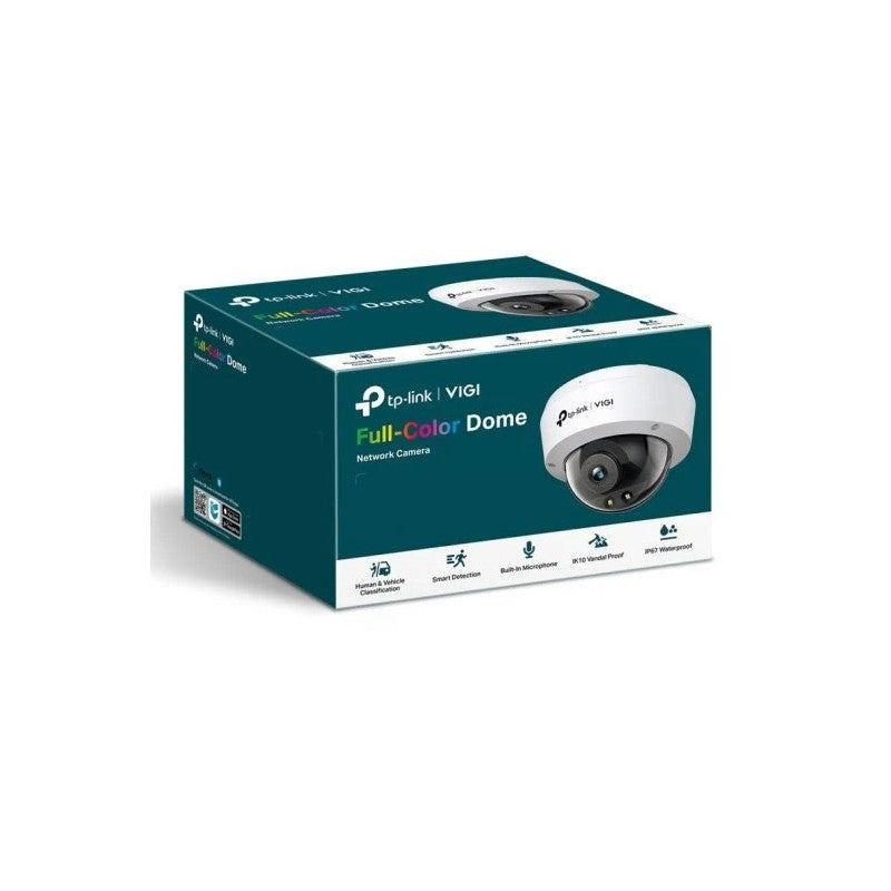 CAMARA IP TP-LINK VIGI DOME EXTERIOR/INTERIOR 3MP 4MM IR 30M IP67 POE/CC