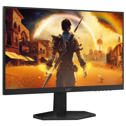 MONITOR GAMING AOC 24" FHD IPS 180HZ  HDMI DISPLAYPORT BLACK