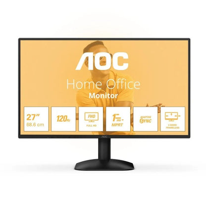 MONITOR AOC 27" IPS 120HZ 1MS VGA HDMI BLACK ADAPTIVE SYNC