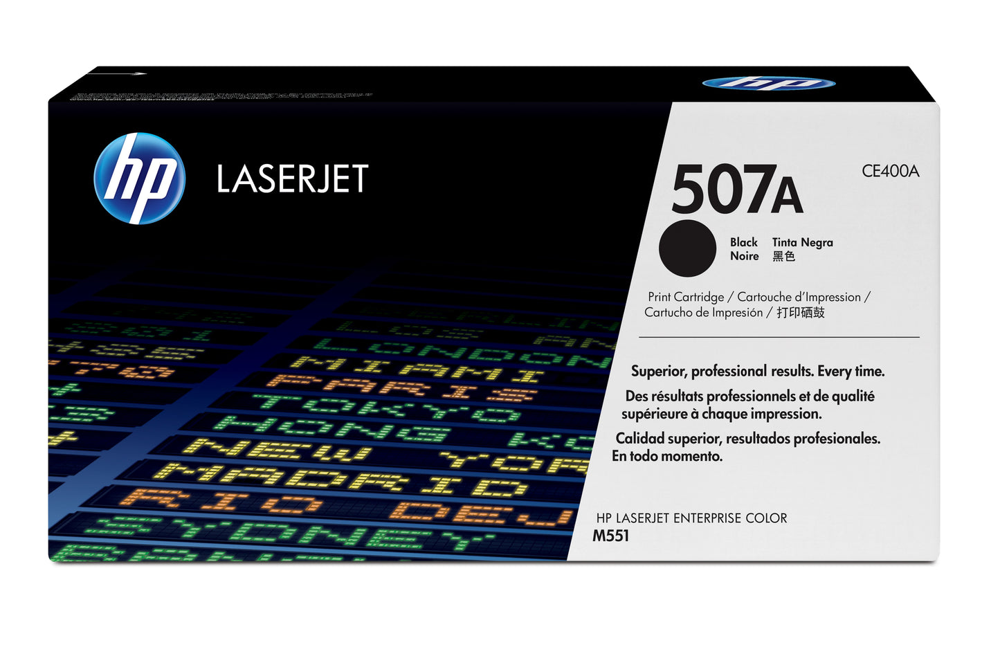 Toner HP LaserJet Pro 507A Negro 5500 páginas (CE400A)