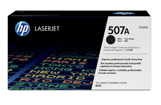 Toner HP LaserJet Pro 507A Negro 5500 páginas (CE400A)