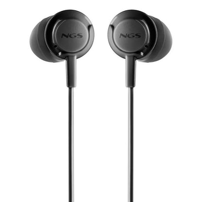 AURICULARES + MICROFONO NGS DRIFT IN EAR JACK 3,5MM BLACK