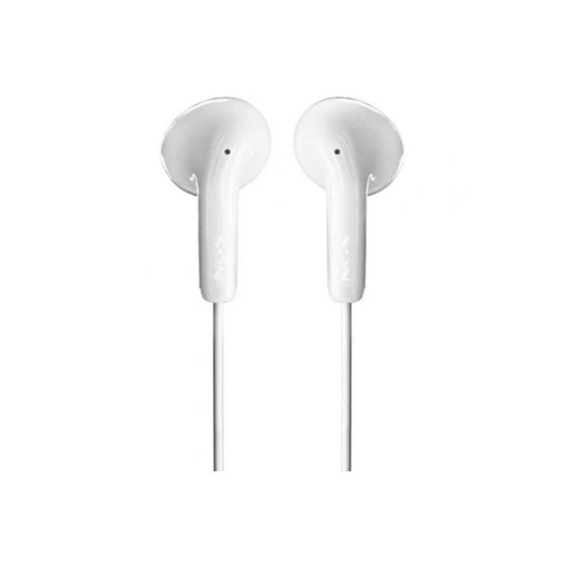 AURICULARES + MICROFONO NGS DRIFT IN EAR JACK 3,5MM WHITE