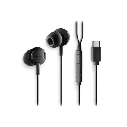 AURICULARES + MICROFONO NGS CROSS STEP IN EAR USB-C BLACK
