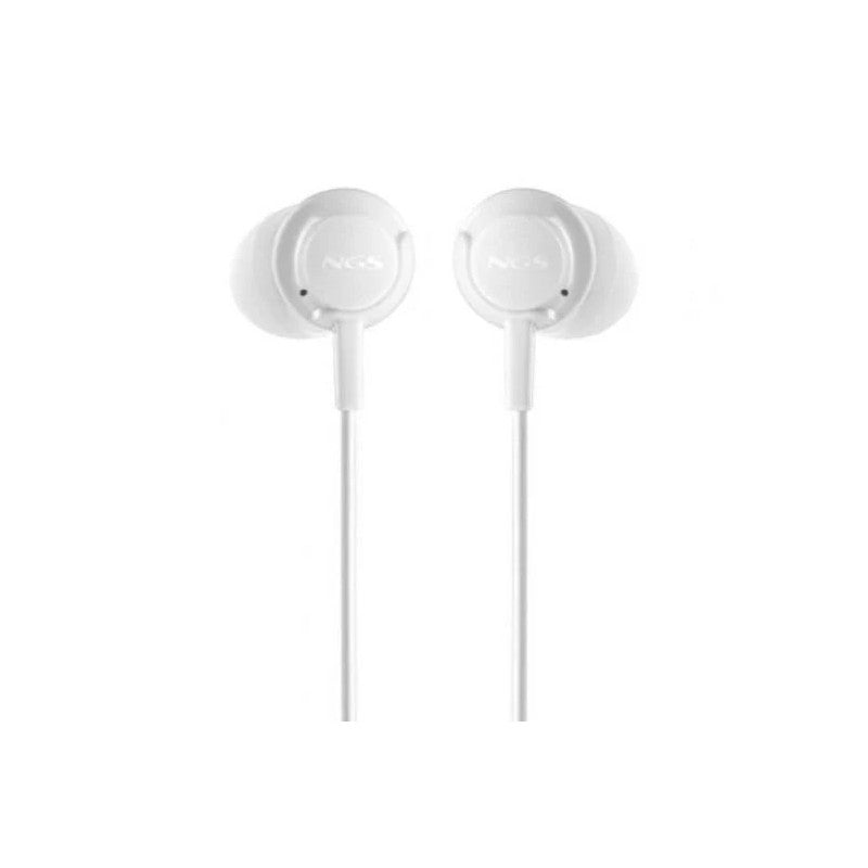 AURICULARES + MICROFONO NGS CROSS STEP IN EAR USB-C WHITE