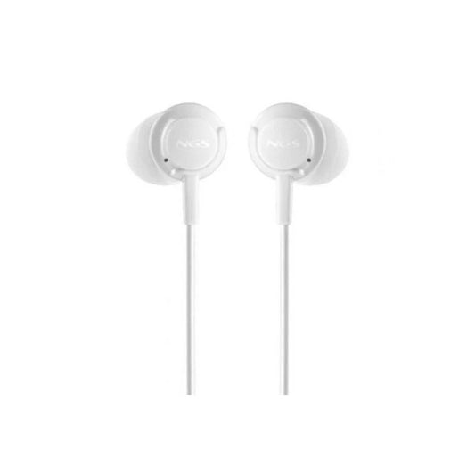 AURICULARES + MICROFONO NGS CROSS STEP IN EAR USB-C WHITE