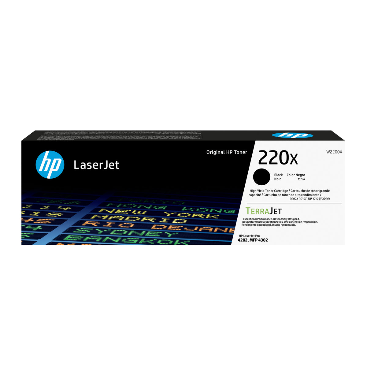 HP W2200X Negro Cartucho de Toner Original - 220X. 7.500 Paginas