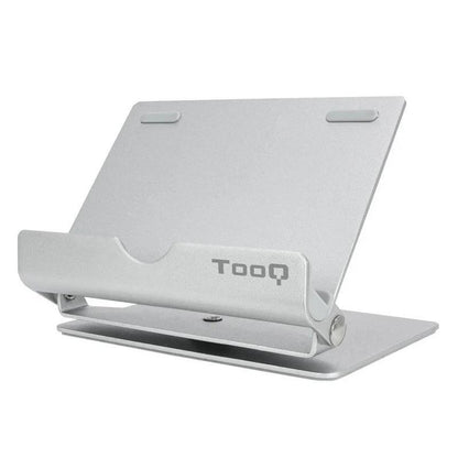 SOPORTE TOOQ SOBREMESA PARA SMARTPHONE/TABLET 10" INCLINABLE/360º SILVER