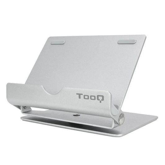 SOPORTE TOOQ SOBREMESA PARA SMARTPHONE/TABLET 10" INCLINABLE/360º SILVER