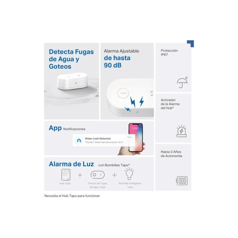 SENSOR TP-LINK TAPO T300 HUMEDAD