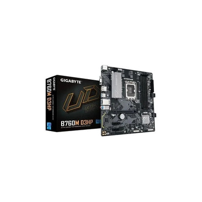 PLACA BASE GIGABYTE GA-B760M-D3HP VGA + HDMI + DP 4XDDR5 MATX