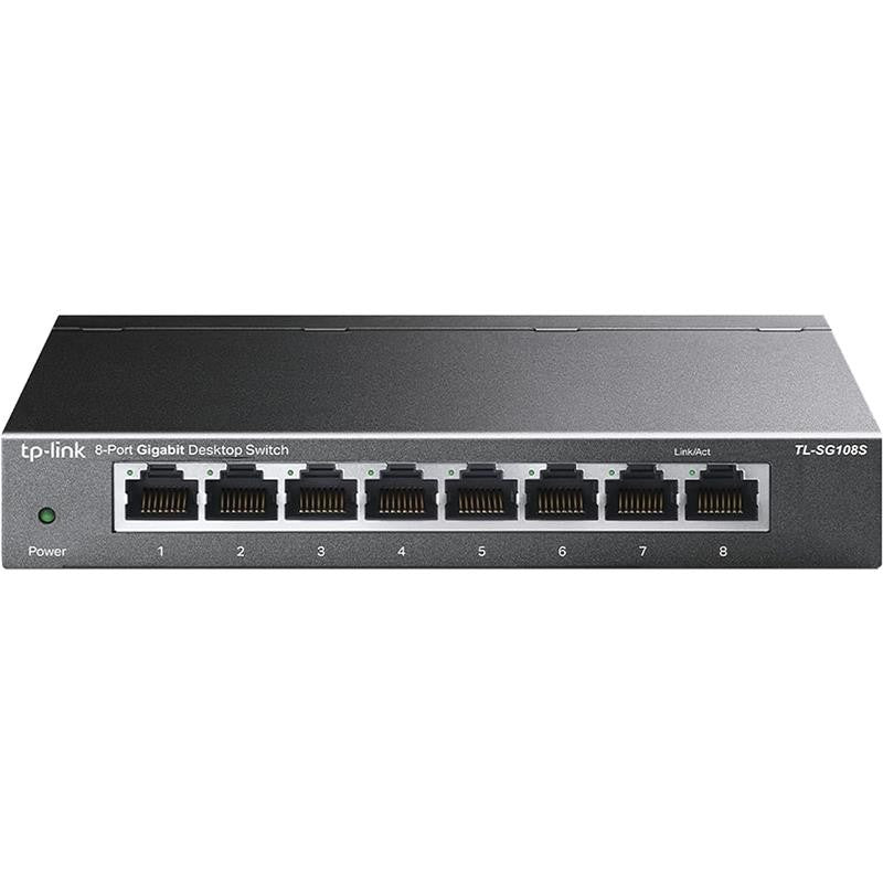 SWITCH TP-LINK GIGABIT 8 PUERTOS DESKTOP DUPLEX TL-SG108S