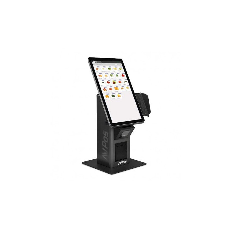 KIOSKO AUTOSERVICIO AVPOS SOBREMESA 24" I3 10TH/8GB/256GB/WIFI/PRINTER/2D/W11PRO