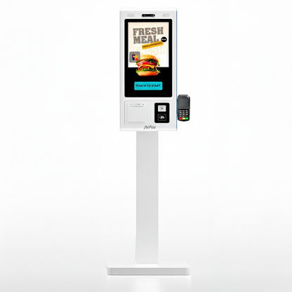 KIOSKO AUTOSERVICIO AVPOS SMARTLINE SUELO 27" I5 10TH/8GB/256GB/WIFI/PRINTER/2D/W11PRO WHITE