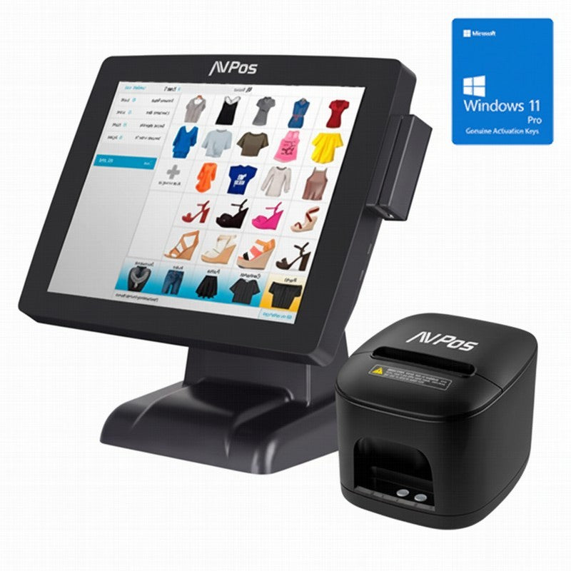 PACK TPV AVPOS K3000 15" I5/8GB/128GB/WIFI/BLUETOOTH/LAN 1000/W11P + TC15 USB