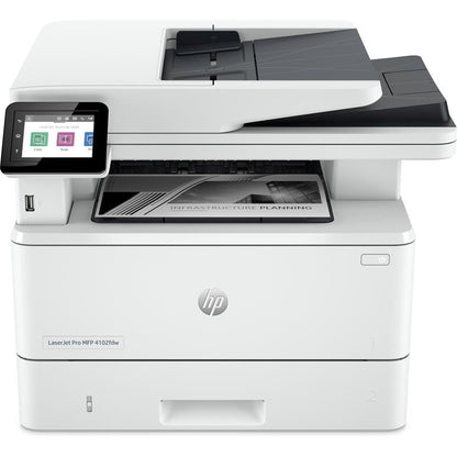 IMPRESORA MFP HP LASER MONOCROMO LASERJET PRO 4102FDN DUPLEX WHITE