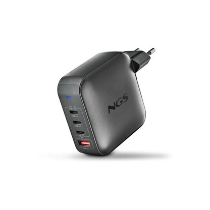 CARGADOR DE PORTATIL NGS BUD GAN 3XUSB-C/USB-A 165W BLACK