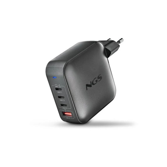 CARGADOR DE PORTATIL NGS BUD GAN 3XUSB-C/USB-A 165W BLACK