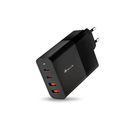 CARGADOR DE PORTATIL NGS BUD GAN 2XUSB-C/X2USB-A 100W BLACK