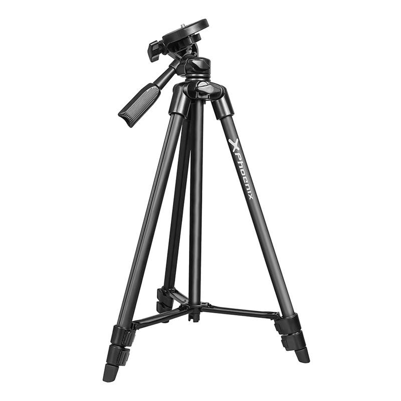 TRIPODE PHOENIX REG.ALTURA 1.2M BLACK + FUNDA + ADAPTADOR