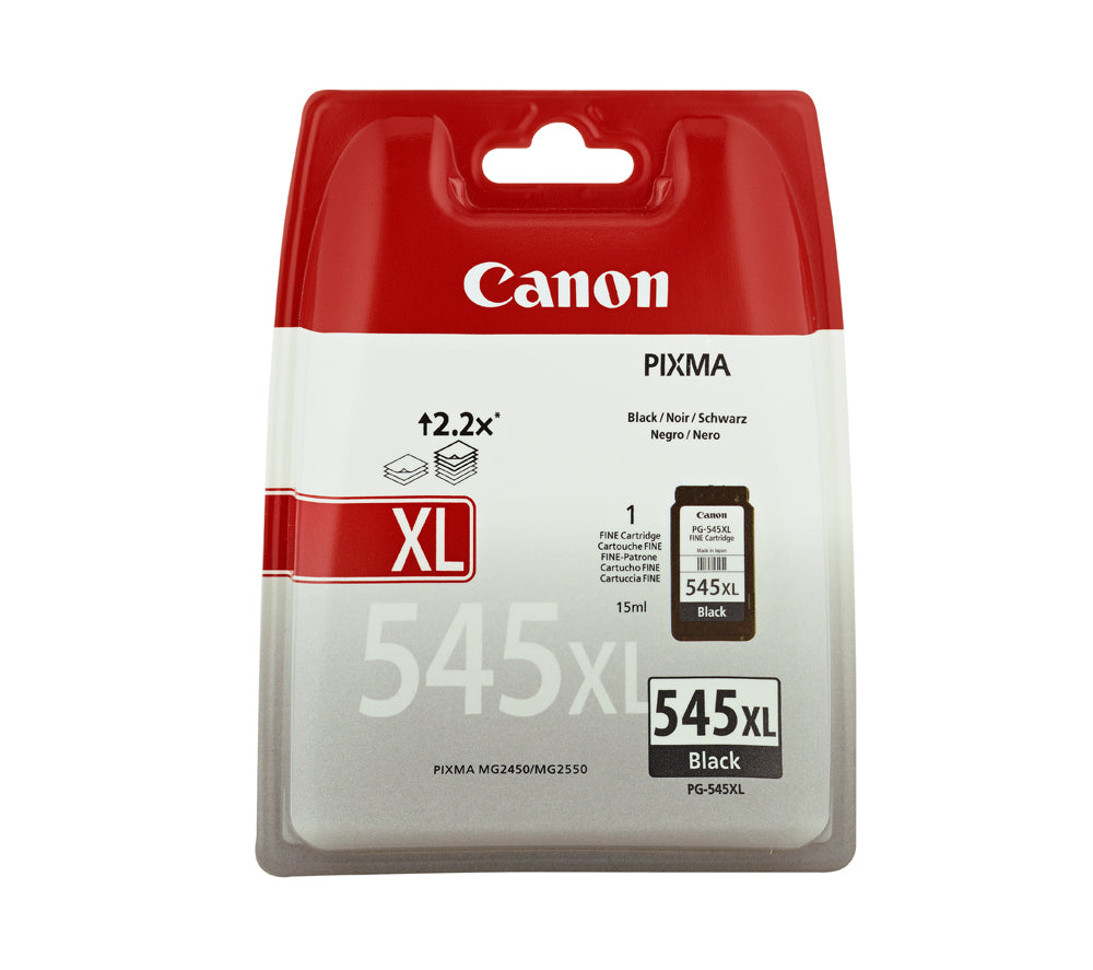 Canon Tinta pg-545xl negro 400 paginas segun ISO/IEC 24711 (8286B004)