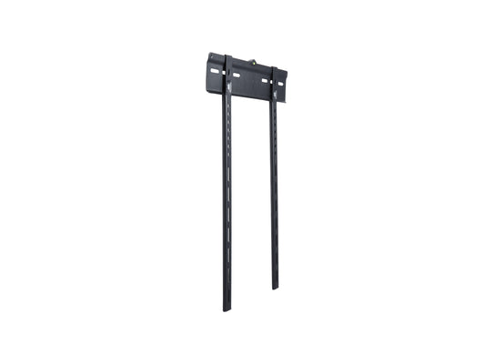 Slim fixed-mount wall monitor/TV bracket for 32" to 55" TVs, 9mm distance from monitor/TV to wall, max VESA 400x400, up to 55kg, black