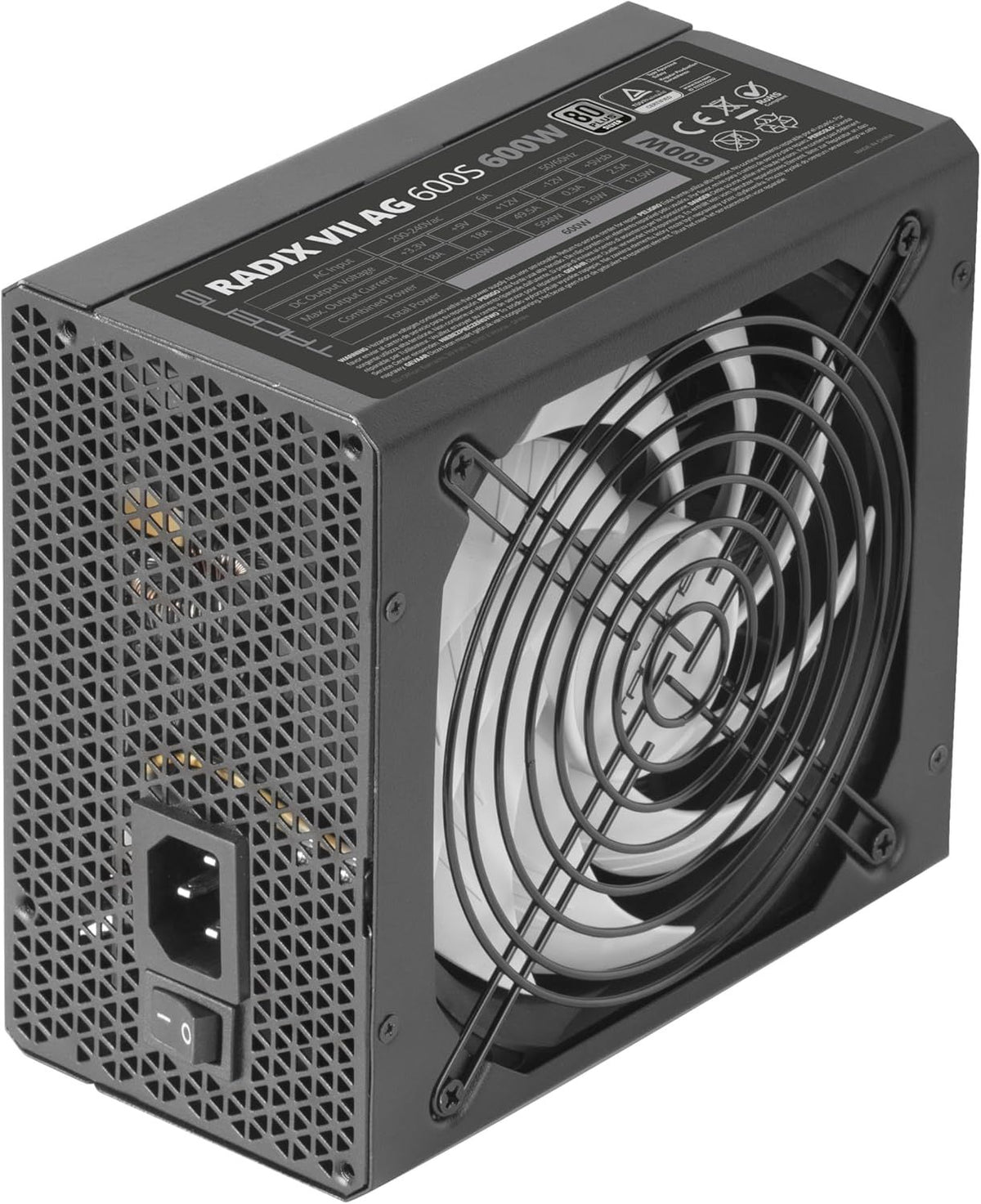 Fuente TACENS Radix VII AG 600W 80+Silver (1RVIIAG600S)