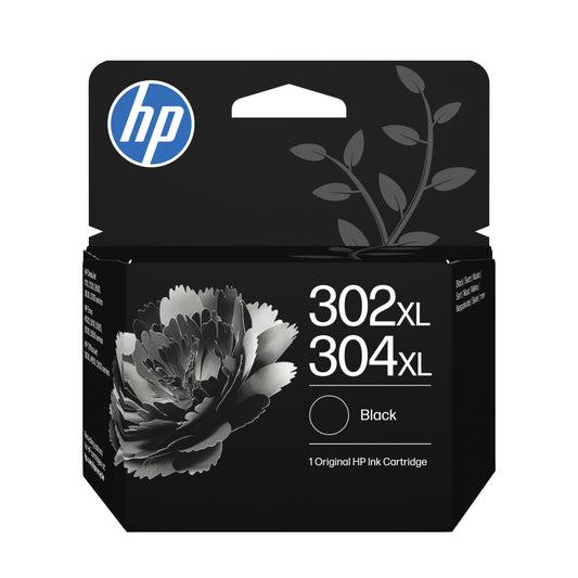 HP 302XL/304XL Original Black Ink Cartridge - B7RT9AE/F6U68AE/N9K08AE