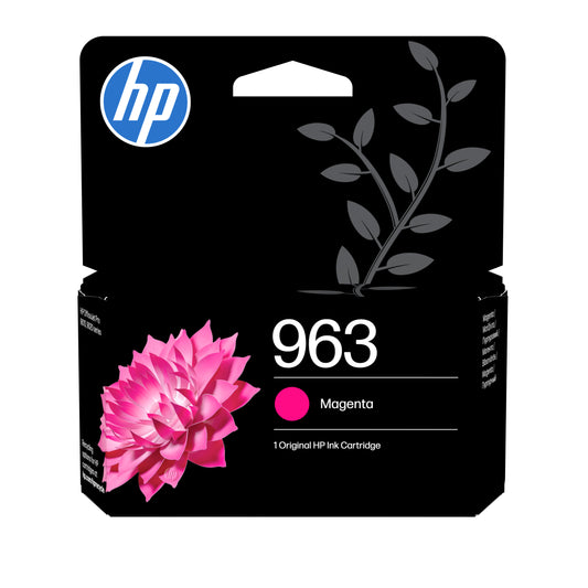 HP 963 Magenta Original Ink Cartridge - 3JA24AE. 700 Pages