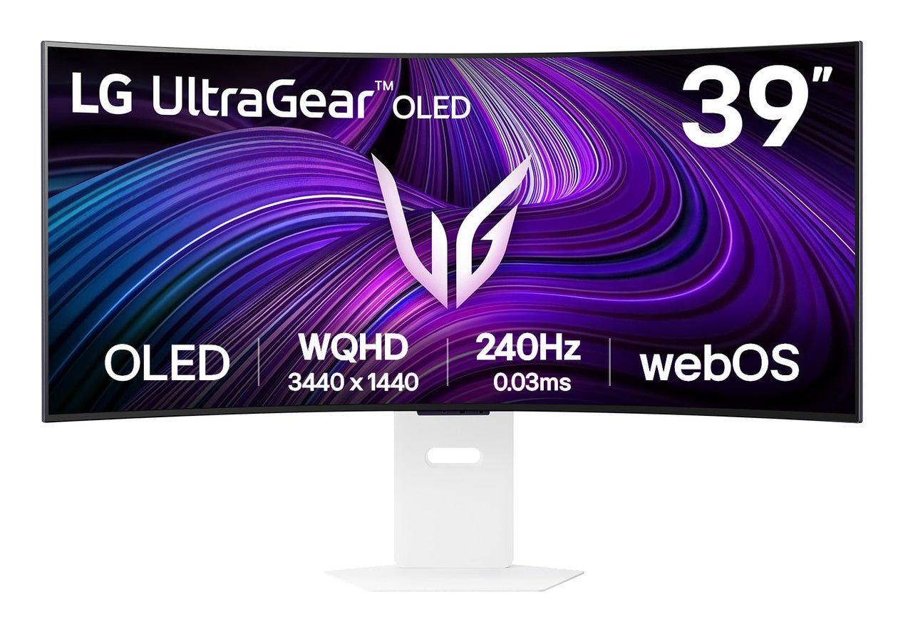 Monitor LG 39" OLED WQHD 240Hz Curvo Blanco(39GX90SA-W)