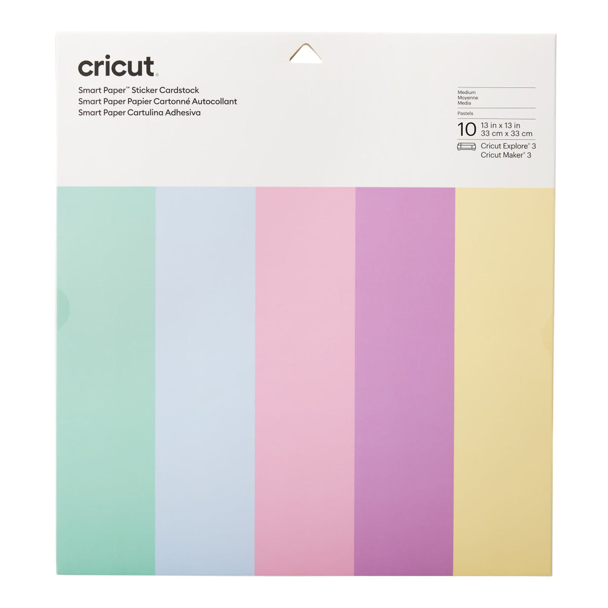 CRICUT Smart Sticker Cardstock 10U Pastel (CRC-2008320)