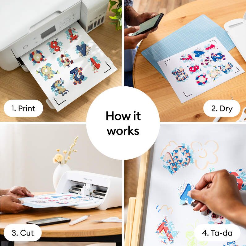 Cricut Imprimible Magnetica A4 3Hojas (CRC-2012792)
