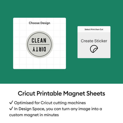 Cricut Imprimible Magnetica A4 3Hojas (CRC-2012792)