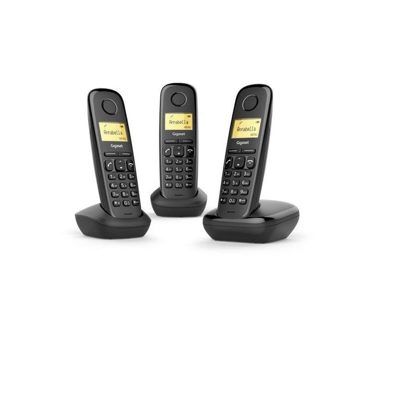 PACK TELEFONO GIGASET A170 TRIO BLACK