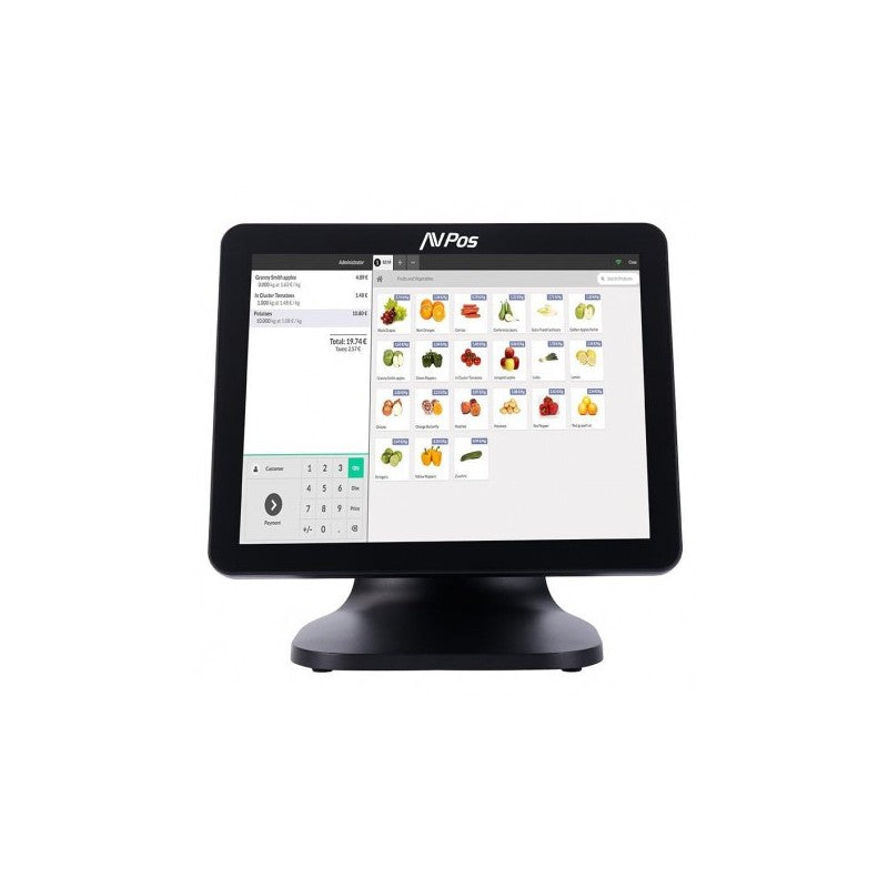TPV AVPOS K5000 PLUS 15" ALUMINIO INTEL I7/8GB/128GB/LAN 1000/WIFI/MULTIM 3YR GAR/W11PRO