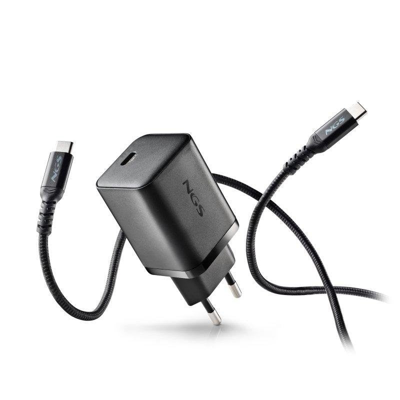 CARGADOR DE PORTATIL ACER NGS BUD GAN USB-C 65W 4 CONECTORES + CABLE 1.5M USB-C BLACK