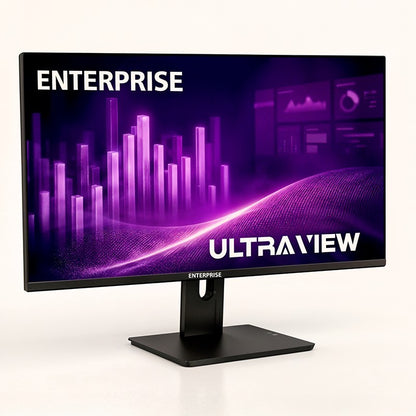 MONITOR ENTERPRISE ULTRA-VIEW 27" IPS QHD 2K 120HZ USB + HDMI + DISPLAYPORT ERGONOMICO MULTIMEDIA VESA 3YR GAR