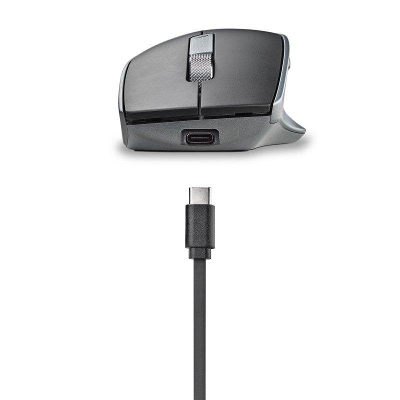RATON NGS LUSH-RB ERGONOMICO WIRELESS RECARGABLE 1600 DPI BLACK