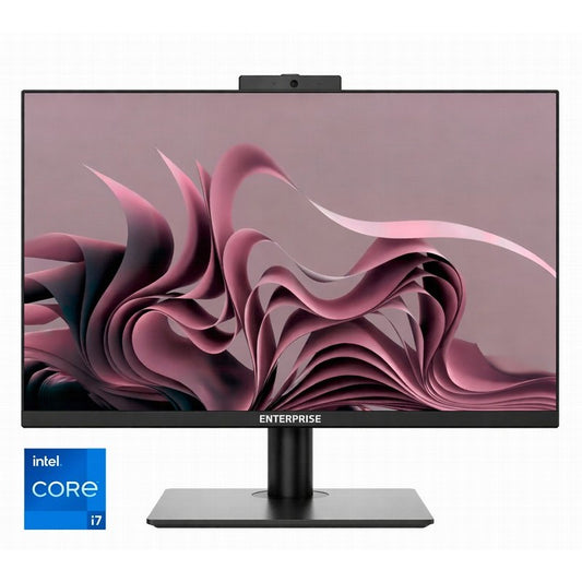 ORDENADOR ENTERPRISE AIO DOHA 24" I7 12700K/16GB DDR5/SSD500GB/WIFI/WEBCAM/ERGO/3Y BLACK