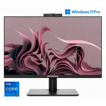 ORDENADOR ENTERPRISE AIO DOHA 24" I7 12700K/16GB DDR5/SSD500GB/WIFI/WEBCAM/ERGO/3Y/W11PRO BLACK