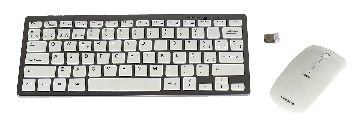 T+Mouse TACENS Levis RF BT Optical White(6LEVISCOMBOV2)