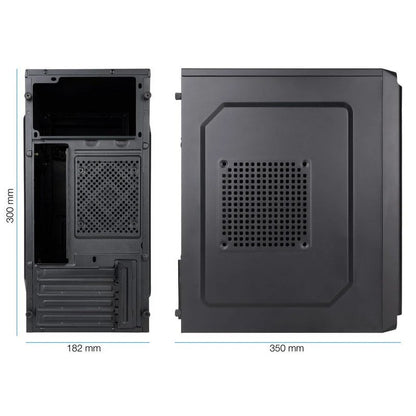 CAJA ORDENADOR TOOQ M-ATX USB 3.0 BLACK ( SIN FUENTE )