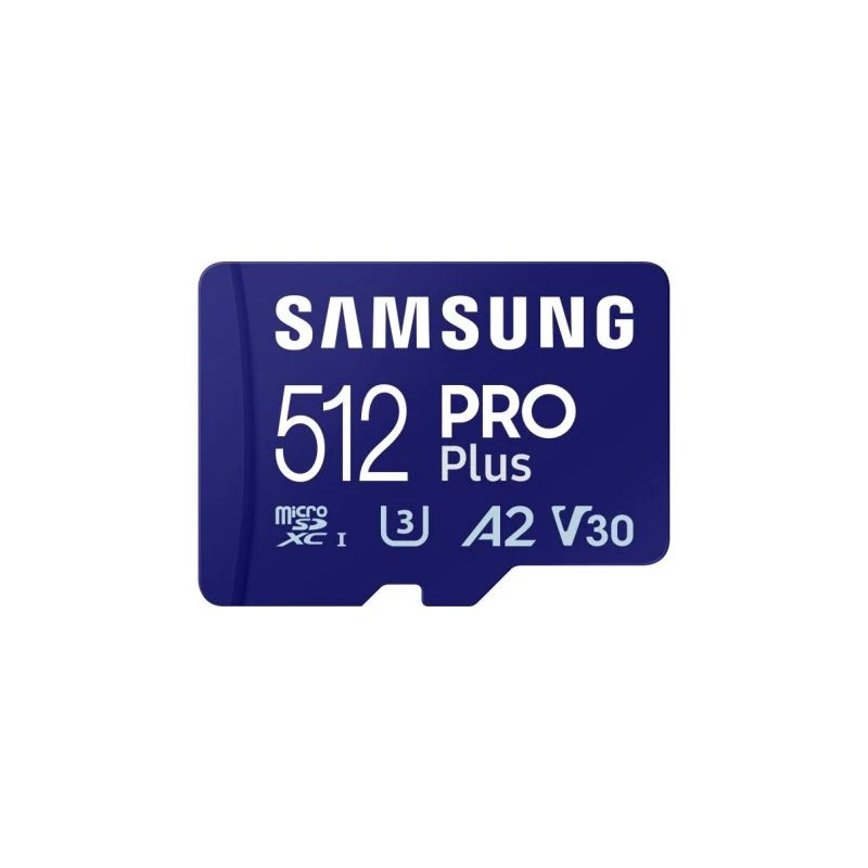 MEMORIA MICRO SD 512GB SAMSUNG EVO PLUS SDXC UHS-I U3 + ADAPTADOR SD