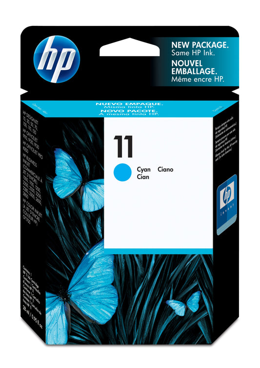 HP 11 Cyan Ink 28ml 2350 pages (C4836A)