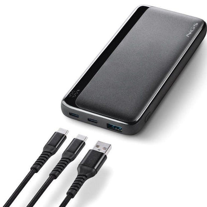 POWERBANK NGS QUIZ20 10000MAH 22.5W USB-A/USB-C LED BLACK