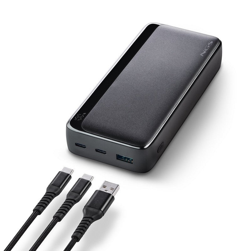 POWERBANK NGS QUIZ20 20000MAH 22.5W USB-A/USB-C LED BLACK