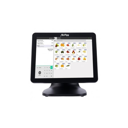 TPV AVPOS K5000 PLUS 15" ALUMINIO INTEL I7/8GB/128GB/LAN 1000/WIFI/MULTIM 3YR GAR/2ªPANTALLA/W11PRO